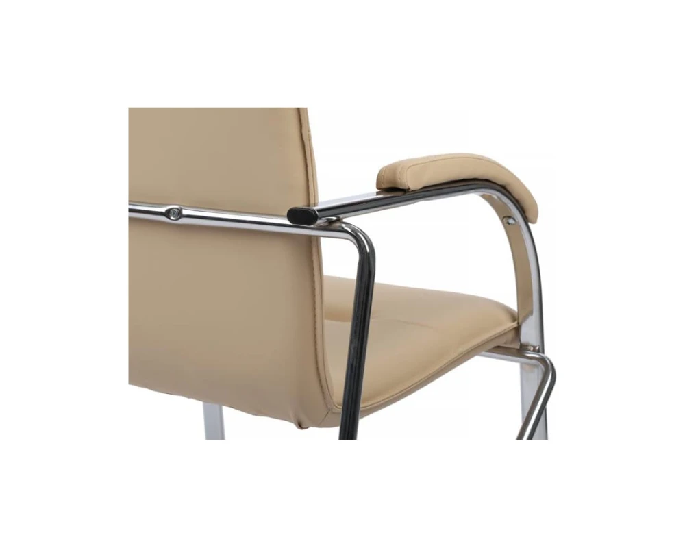 Стул Самба с мягкими подлокотниками SMB-01H Хром гальв.