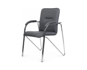 Стул Самба с мягкими подлокотниками SMB-01H Хром гальв. images