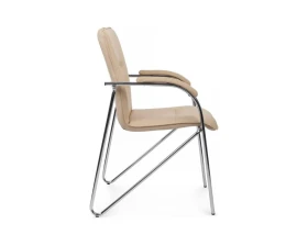 Стул Самба с мягкими подлокотниками SMB-01H Хром гальв. images