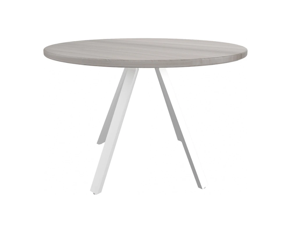 Стол переговоров белый 110х76 Steel