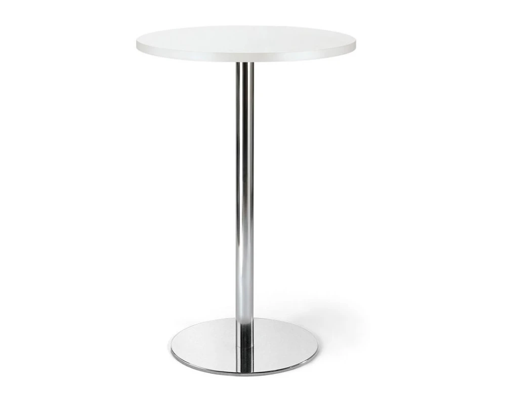 Стол D60x105 Cafe Белый/Хром