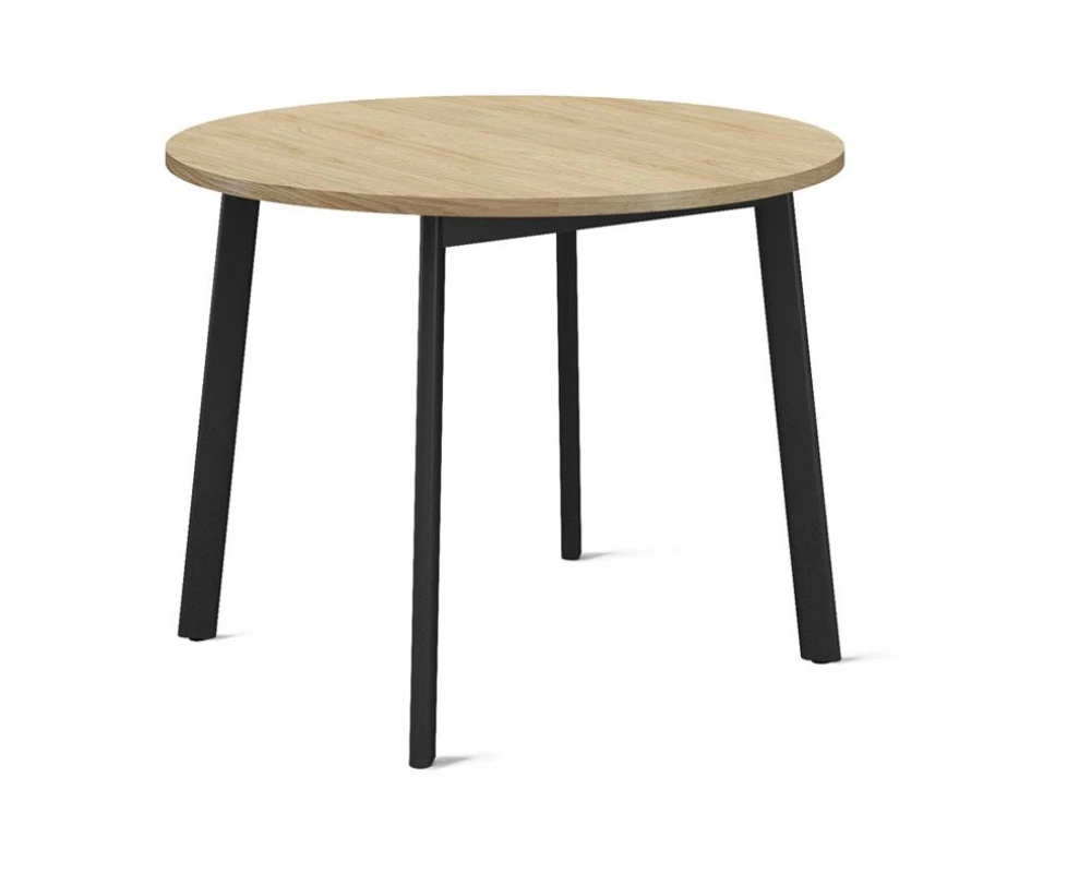 Стол для переговоров 100х100х76 Flex Гикори/Графит