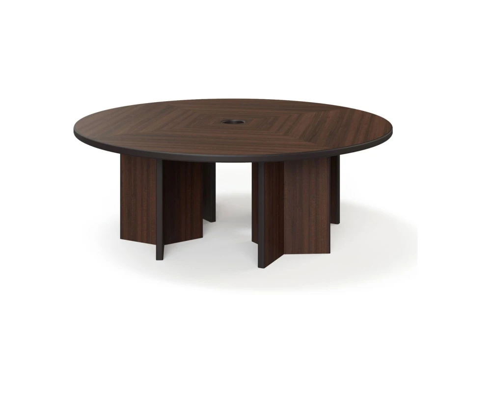 Стол для переговоров D216 216x216x75 Legno Орех