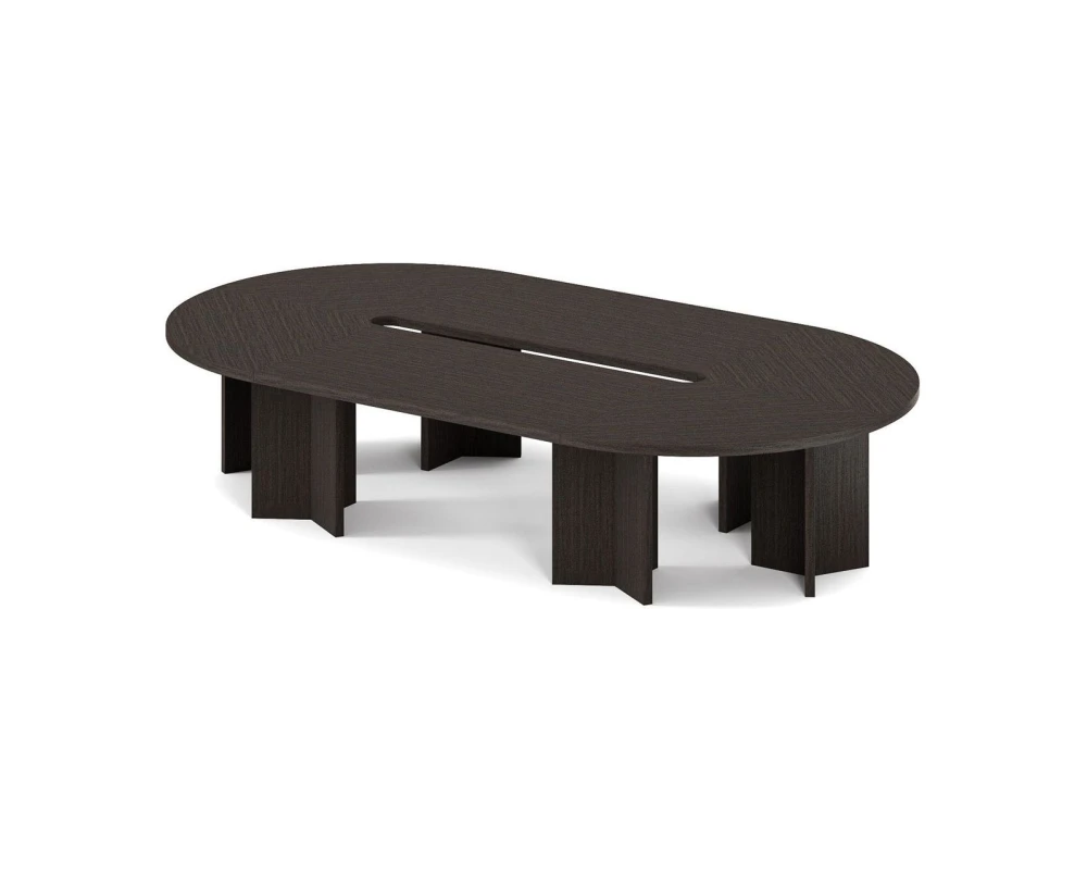 Стол для переговоров L370 370x220x77 Positano/Sirius Венге