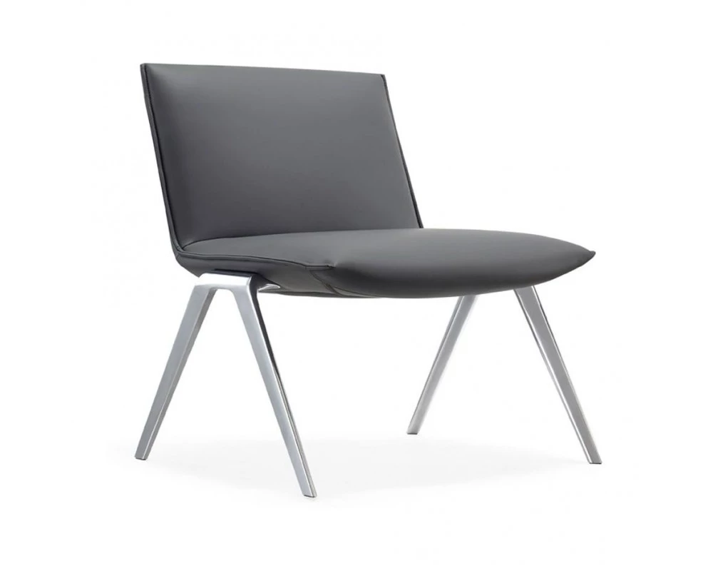 Кресло Kayak Экокожа, Серый