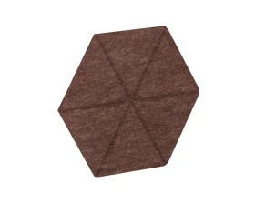 Настенная панель шестигранная (6 лучей) VE.NP-6G6LU-200 400x346x12 Акустикс / AcustiX images