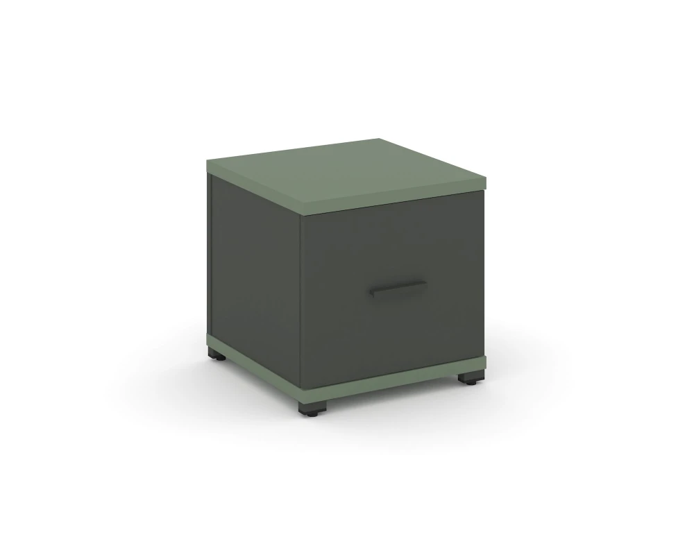 Тумба приставная 1 распаш. фасад CN.TUP-004 W 420x420x416 Концепт / Concept