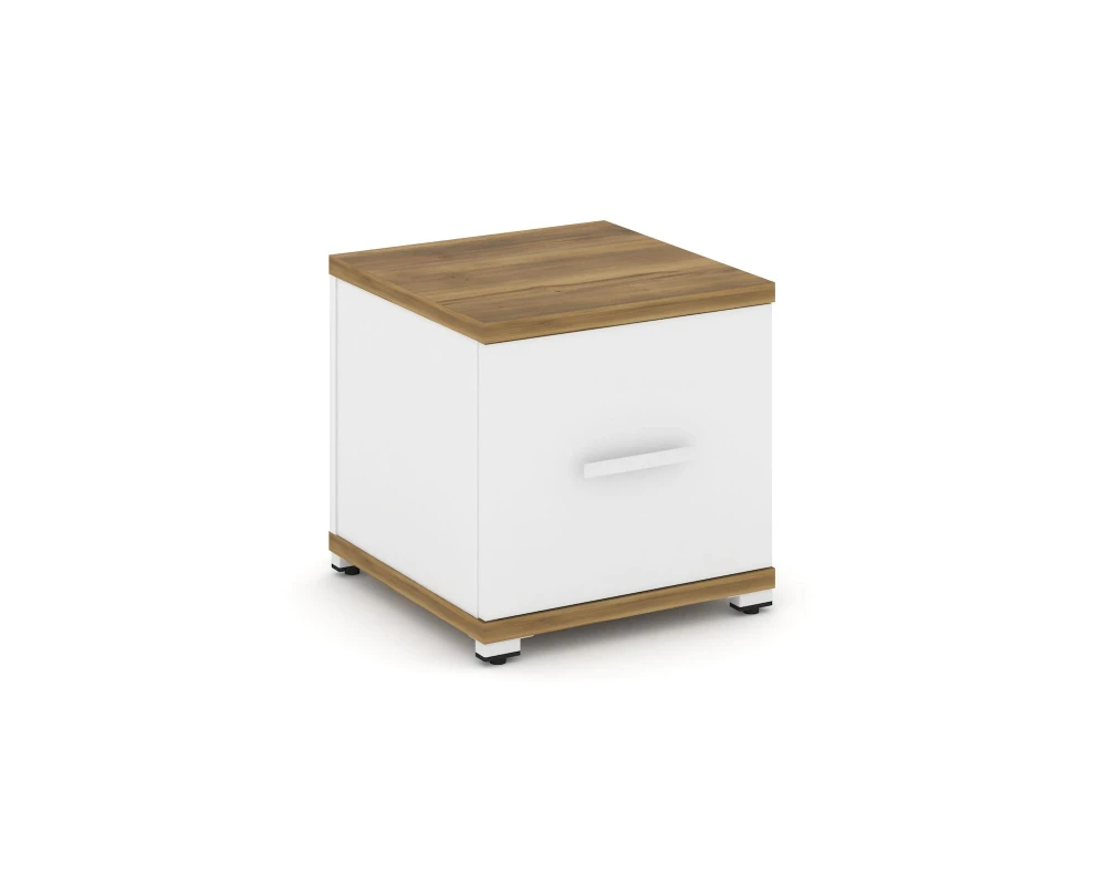 Тумба приставная 1 распаш. фасад CN.TUP-004 W 420x420x416 Концепт / Concept