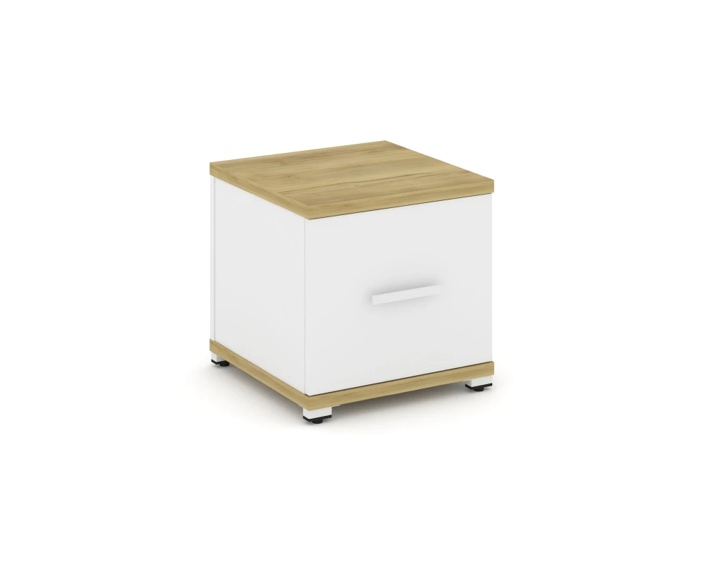 Тумба приставная 1 распаш. фасад CN.TUP-004 W 420x420x416 Концепт / Concept