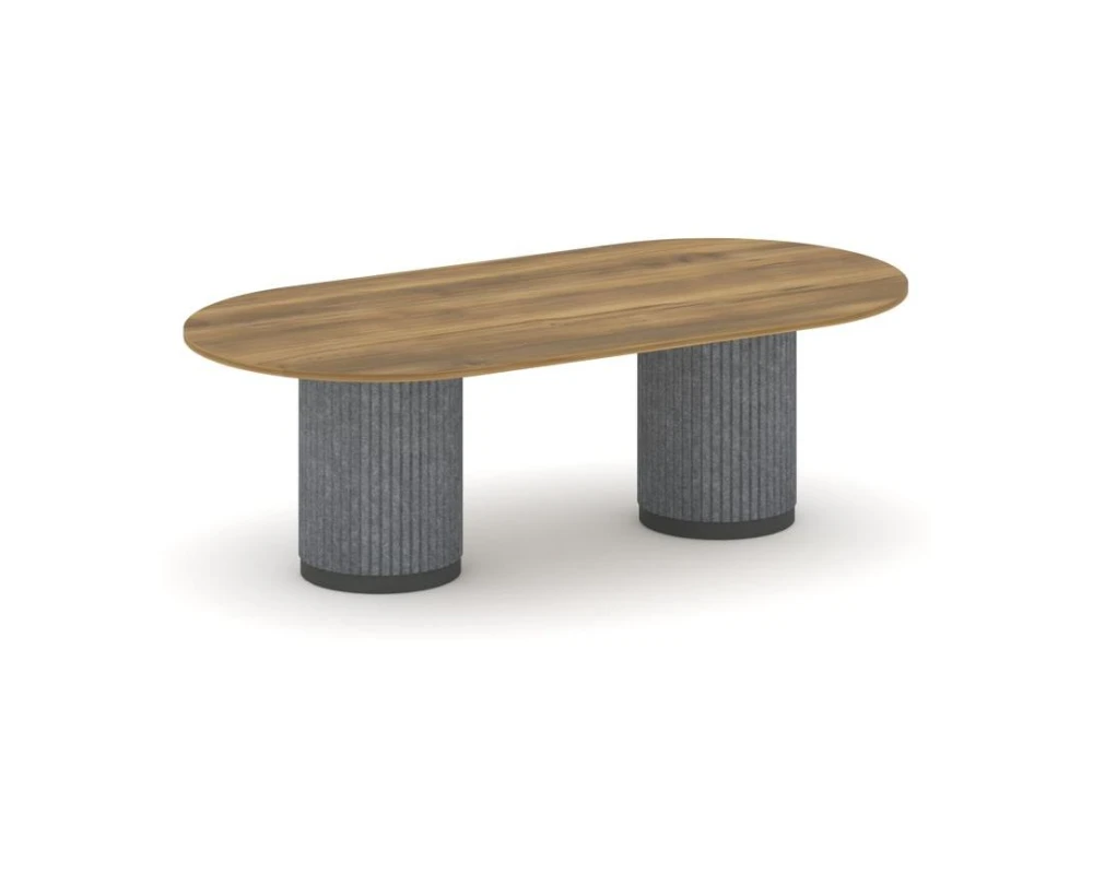 Стол переговорный овальный PR.C.SPRG-007.D 2400х1200х750 Фелто / Felto