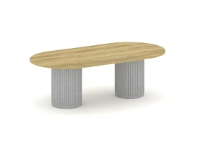 Стол переговорный овальный PR.C.SPRG-007.D 2400х1200х750 Фелто / Felto images