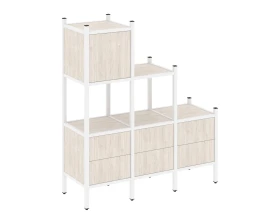 Прямой стеллаж L-12 1278x446x1458 Лофт / Loft images