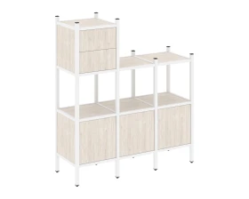 Прямой стеллаж L-13 1278x446x1458 Лофт / Loft images