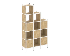 Прямой стеллаж L-22 1278x446x2280 Лофт / Loft images