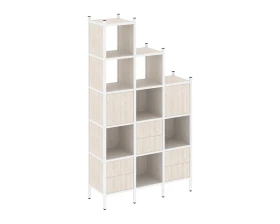 Прямой стеллаж L-22 1278x446x2280 Лофт / Loft images