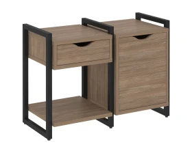 Тумба на регульруемых опорах наборная. Вариант №3 970х460х719 Лофт / Loft images