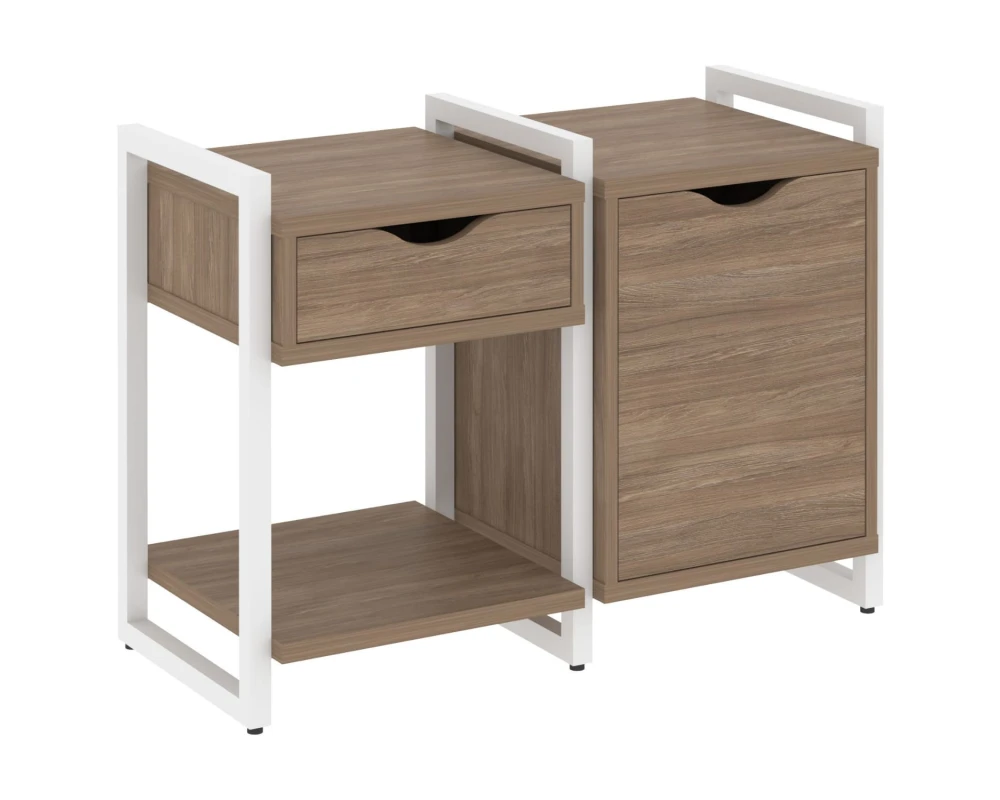 Тумба на регульруемых опорах наборная. Вариант №3 970х460х719 Лофт / Loft