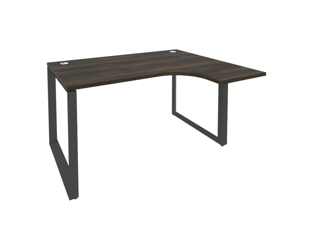 Стол эргономичный правый на О-образном м/к 1380x1180x750 (800/460) Оникс / Onix