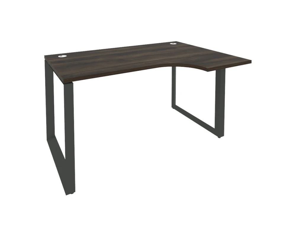 Стол эргономичный правый на О-образном м/к 1380x980x750 (720/460) Оникс / Onix