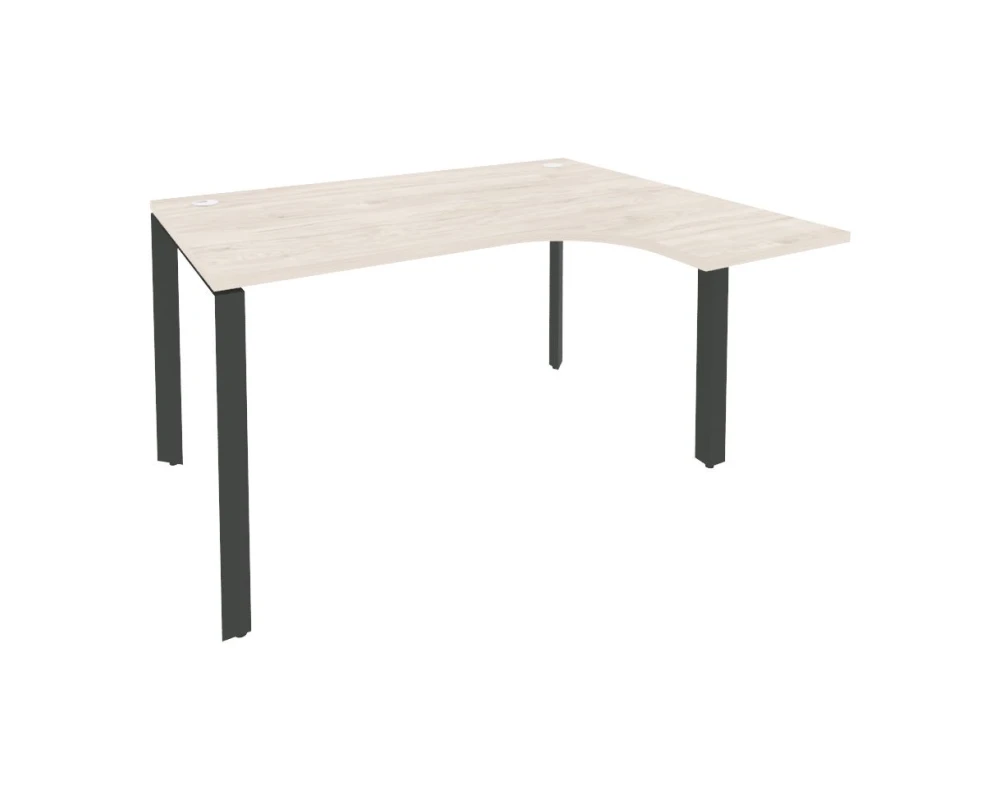 Стол эргономичный правый на П-образном м/к 1380x1180x750 (800/460) Оникс / Onix