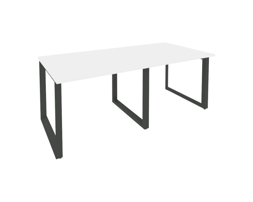 Стол переговорный (2 столешницы) на О-образном м/к 1960x980x750 Оникс / Onix