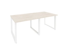 Стол переговорный (2 столешницы) на О-образном м/к 1960x980x750 Оникс / Onix images