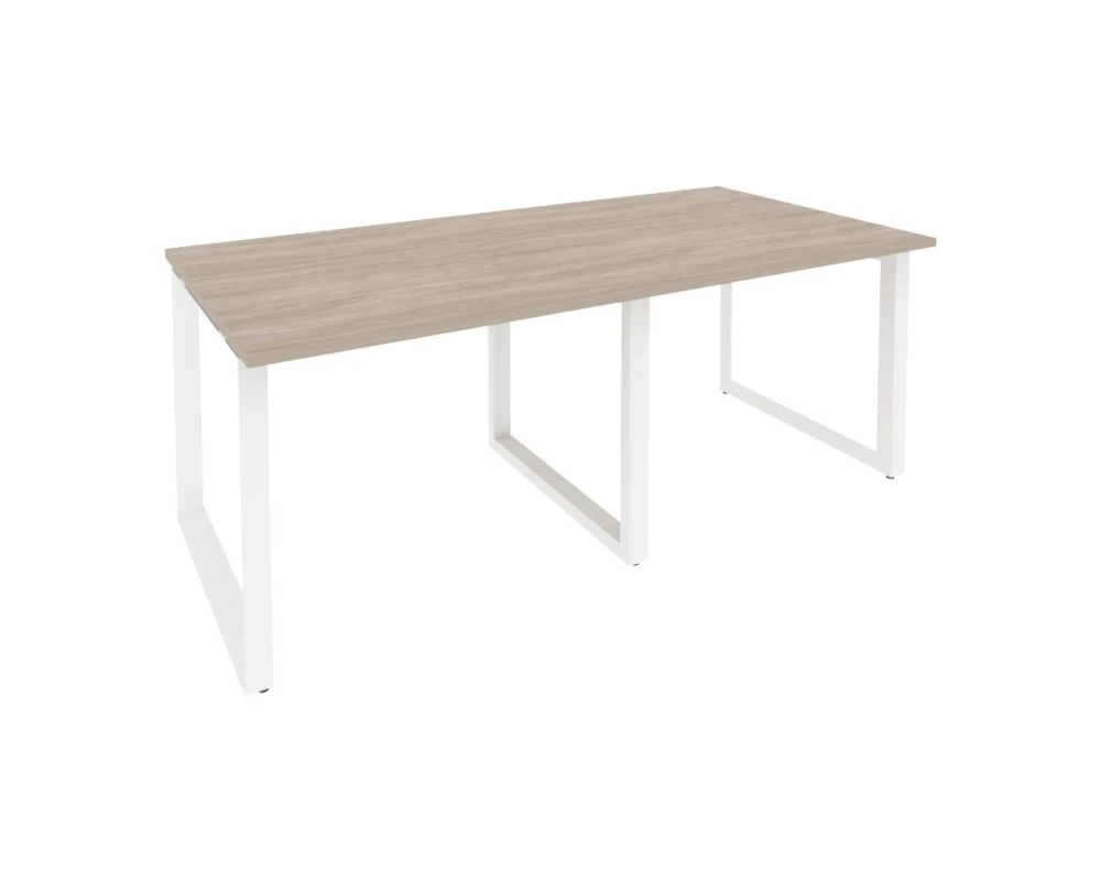 Стол переговорный (2 столешницы) на О-образном м/к 1960x980x750 Оникс / Onix