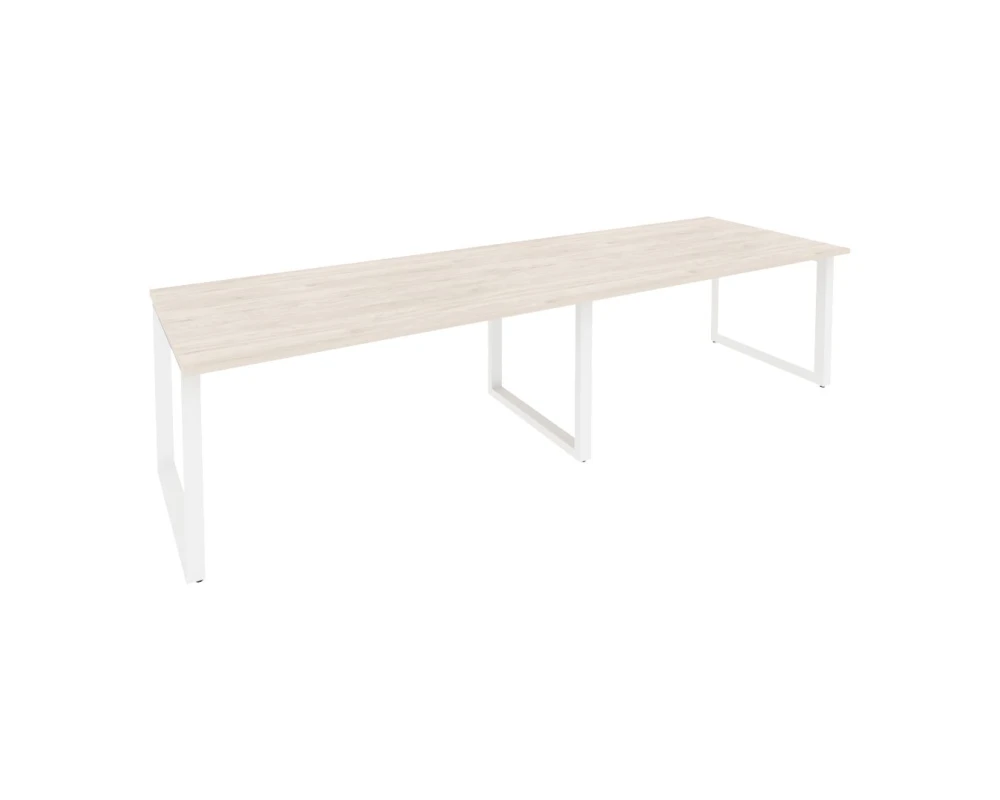 Стол переговорный (2 столешницы) на О-образном м/к 3160x980x750 Оникс / Onix