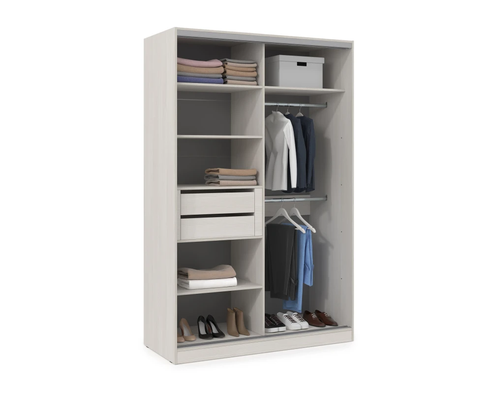 Шкаф-купе 2-дверный (1404*600*2201) ШКДД.14.7 КОМФОРТ / COMFORT