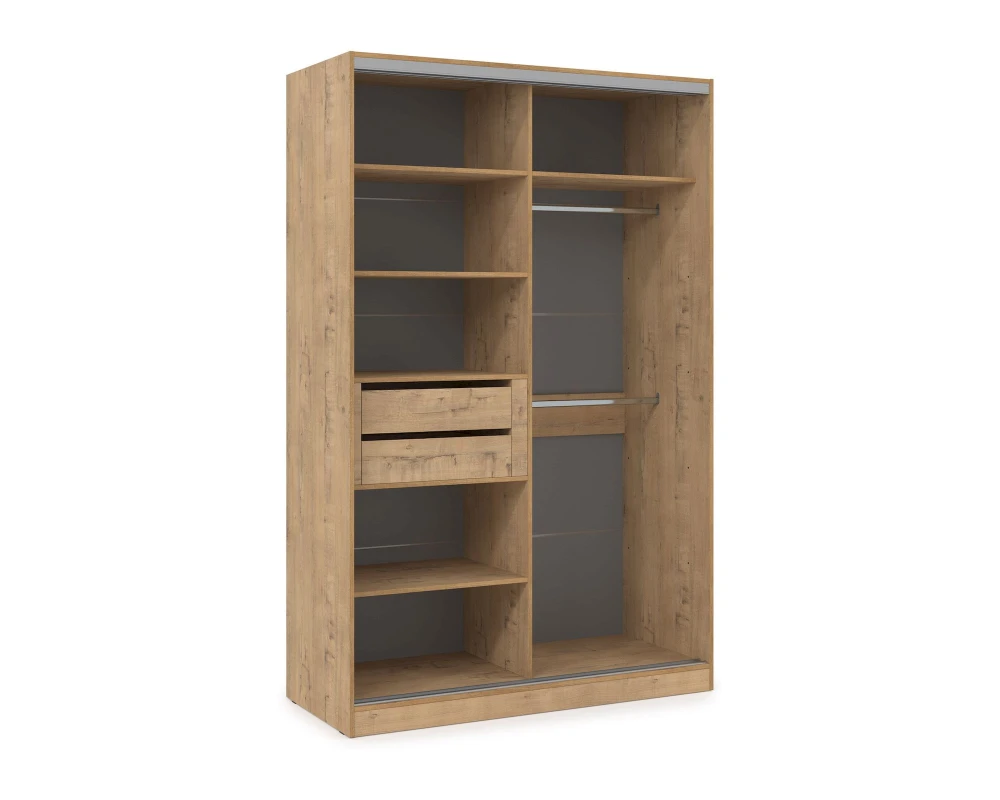 Шкаф-купе 2-дверный (1404*600*2201) ШКДД.14.7 КОМФОРТ / COMFORT