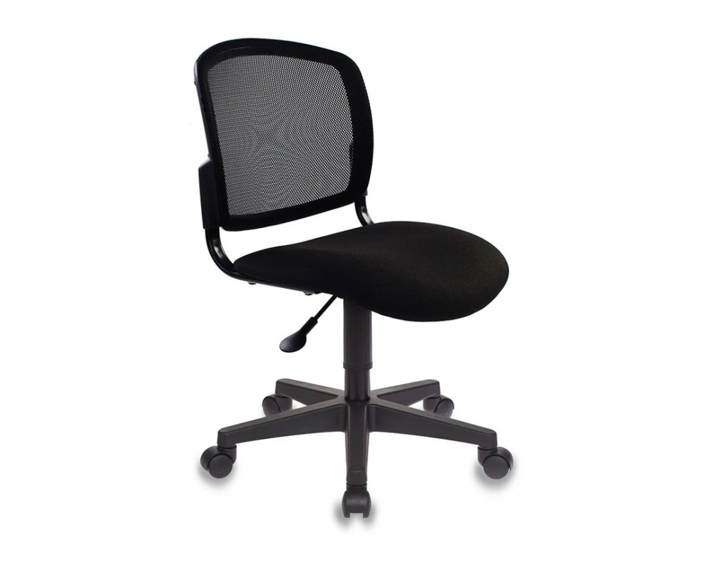 Кресло Бюрократ CH-296NX Сетка/ Ткань, Черный