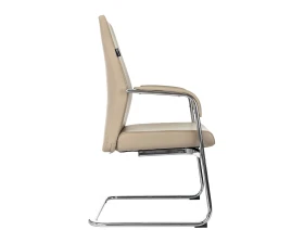 Кресло Бюрократ ДЖОНС-ЛОУ-В / JONS-LOW-V Натуральная кожа, Бежевый images