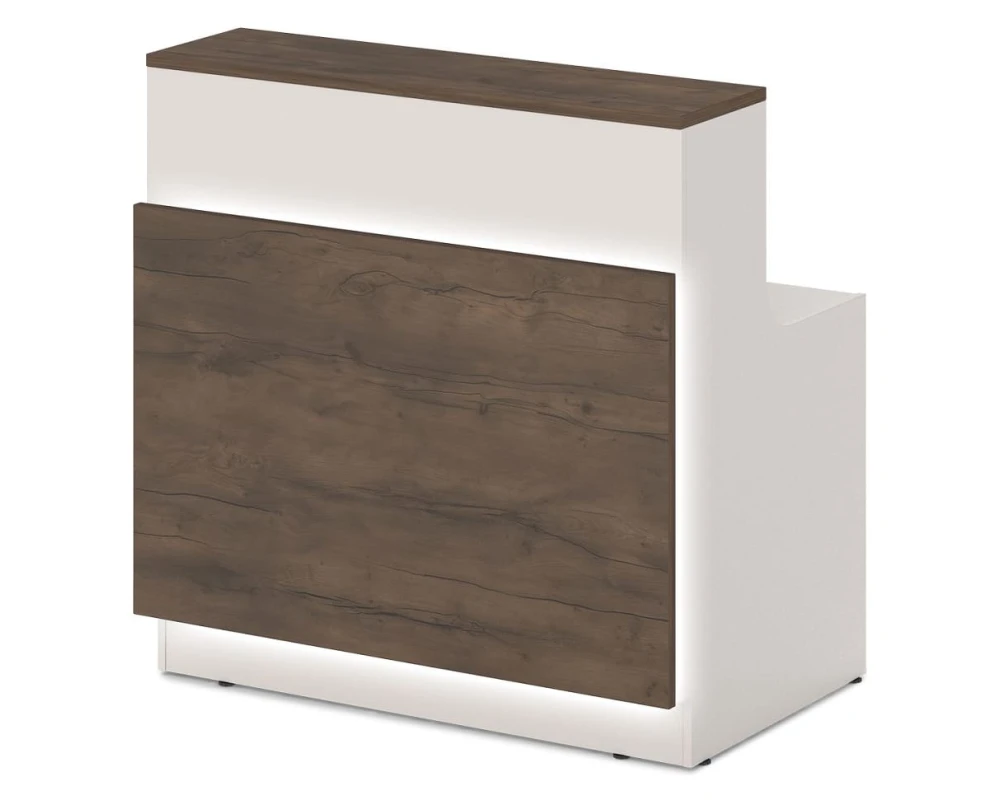 Ресепшн прямая отдельностоящая с RGB подсветкой T-82 Лавана / Lavana