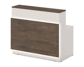 Ресепшн прямая отдельностоящая с RGB подсветкой T-84 Лавана / Lavana images