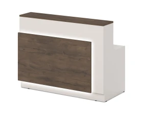 Ресепшн прямая отдельностоящая с RGB подсветкой Т-87 Лавана / Lavana images