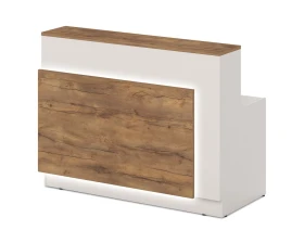 Ресепшн прямая отдельностоящая с RGB подсветкой Т-87 Лавана / Lavana images