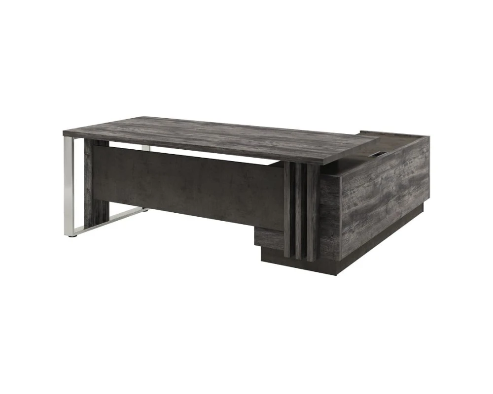 Стол руководителя с опорной тумбой и металлической опорой Z-420л.1000 Вестар / Vestar