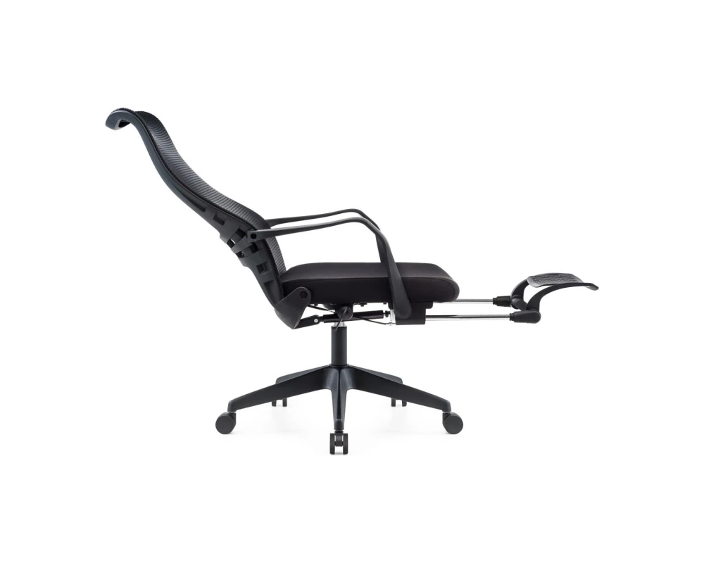 Кресло VIKING-51 M121-1 Сетка/Ткань, Черный