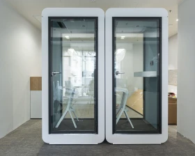 Акустическая кабина LWOP ONE (задняя стенка стекло) images