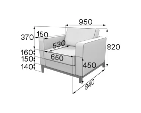 Кресло Ben1-2 Бентли MVK images