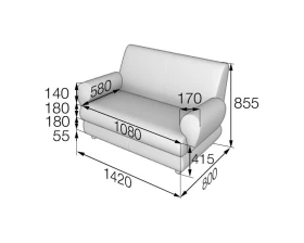Диван 2-местный M2-2 Матрикс MVK images